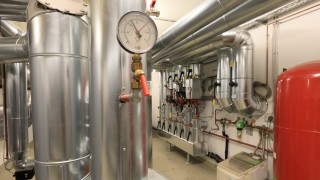 Innenraum der Energiezentrale im Zentrum Oberwiehre
