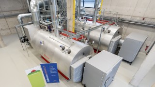 Dampfkesselanlage der Schwarzwaldmilch Die Dampfkessel der Heizzentrale der Schwarzwaldmilch Offenburg erzeugen Sattdampf.