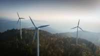 Beispielhafter Windpark, hier am Rosskopf