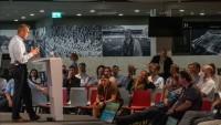 PV-Symposium auf dem Stadiondach des SC Freiburg